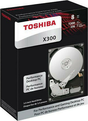 Toshiba N300 10TB HDD Hard Drive 3.5" SATA III 7200rpm with 256MB Cache for NAS HDWG11AUZSVA