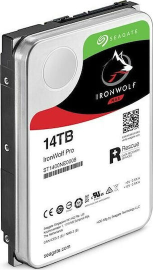 Seagate IronWolf Pro 14TB HDD Hard Disk 3.5 Seagate IronWolf Pro 14TB HDD Hard Disk 3.5