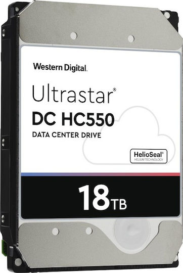 Western Digital Ultrastar DC HC550 18TB HDD Hard Drive 3.5" SATA III 7200rpm with 512MB Cache for NAS / Server 0F38459