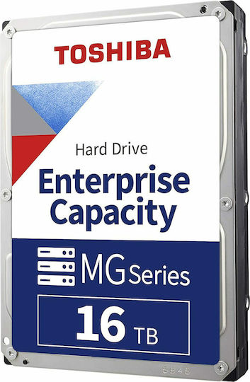 Toshiba Enterprise 16TB HDD Hard Drive 3.5" SATA III 7200rpm with 512MB Cache for Server MG08ACA16TE