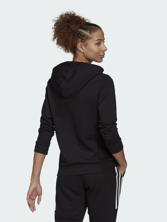 adidas Essentials Relaxed Sweatshirt Black with Hood
