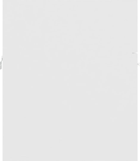 vidaXL Countertop without Sink L41xW38.5xH46cm with Mirror and 2 Columns White