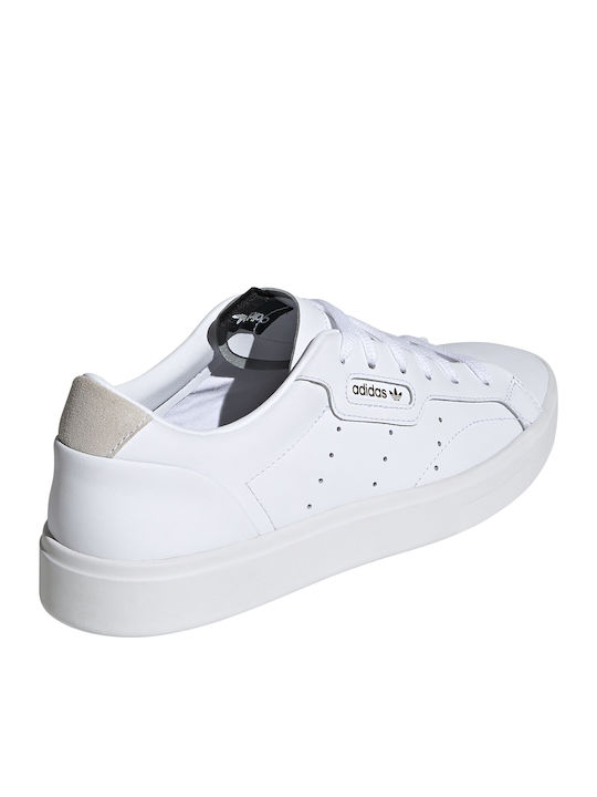Sleek Γυναικεία Sneakers Cloud White / Crystal White