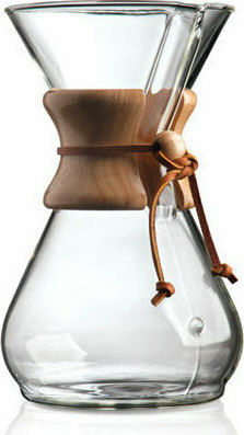 Chemex Eight Cup Classic Pour Over Set Glass Transparent