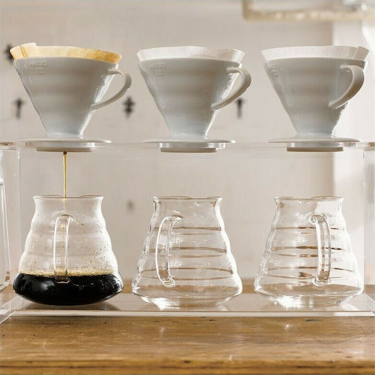 Hario V60 360 Ulcior Sticlă Transparentă 130x107x99mm