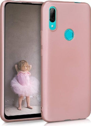 KWmobile Back Cover Σιλικόνης Ροζ Χρυσό (Huawei P Smart 2019)