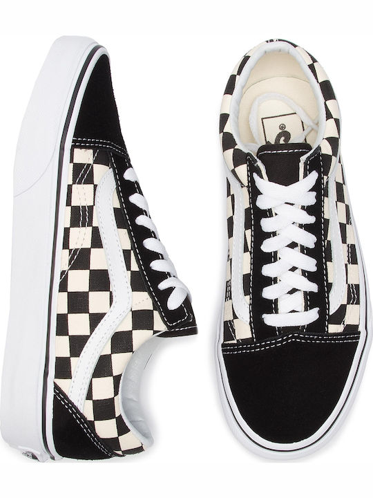 Primary Check Old Skool Sneakers Black / White