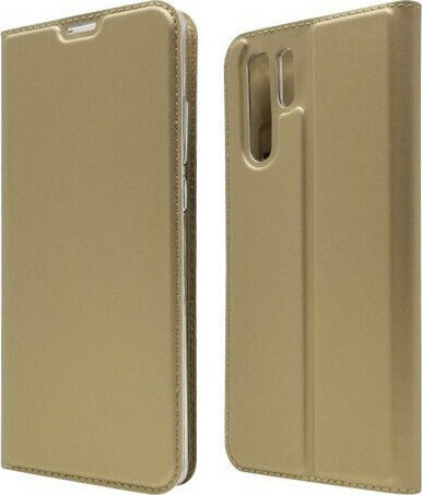 Dux Ducis Skin Pro Book Δερματίνης Χρυσό (Huawei P30 Pro)