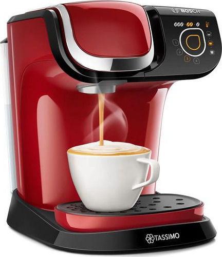 Bosch My Way 2 Pod Coffee Machine Tassimo Pressure 3.3bar Red