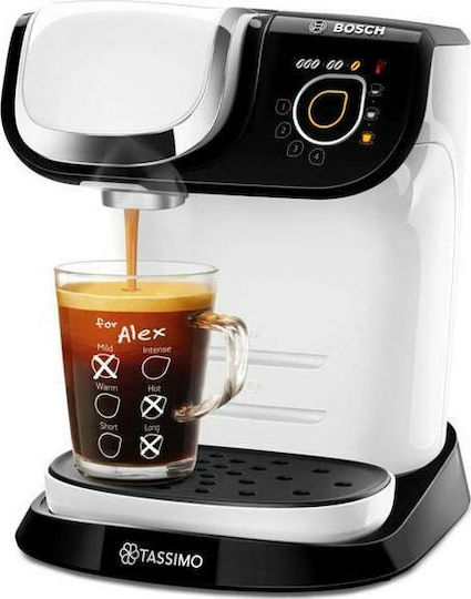 Bosch My Way 2 Pod Coffee Machine Tassimo Pressure 3.2bar White