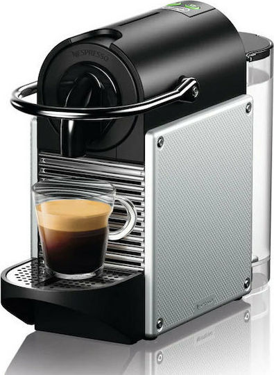 De'Longhi Pixie EN124 Pod Coffee Machine Nespresso Pressure 19bar Silver