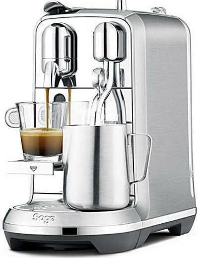 Sage Creatista Plus Kapsel-Kaffeemaschine Nespresso Druck 19bar Rostfreier Stahl