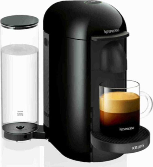 Krups Vertuo Plus Καφετιέρα για Κάψουλες Vertuo Black