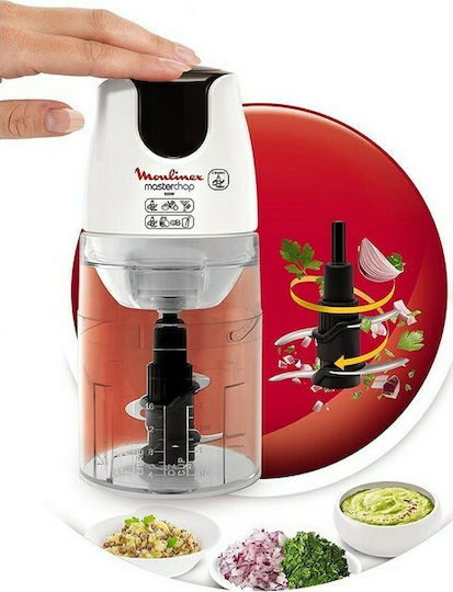 Moulinex Masterchop XL Mini Tocător Multi 500W cu Recipient 500ml Negru