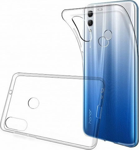Back Cover Σιλικόνης Διάφανο (Huawei Y7 2019)