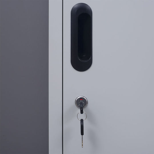 Locker Metal with 3 Cabinets 38x45x180cm