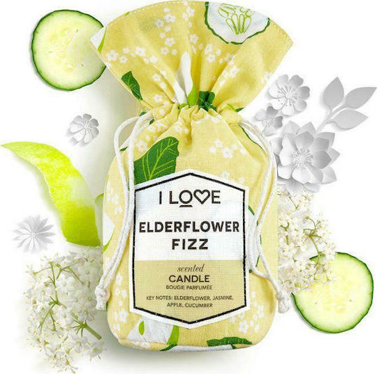 I Love Cosmetics Αρωματικό Κερί σε Βάζο με Άρωμα Elderflower Fizz 200gr