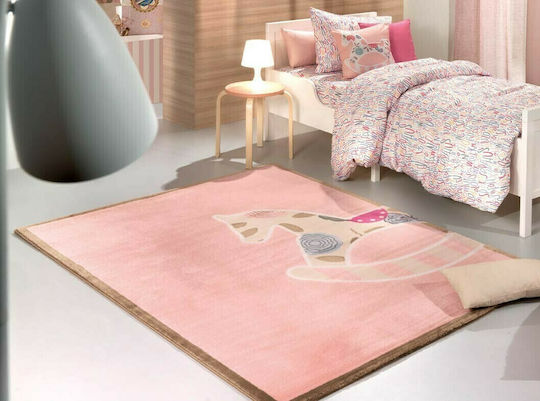 Saint Clair Toy Детско килимче Розов 115x175см