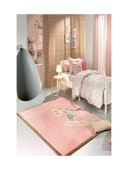 Saint Clair Toy Kinder Teppich Rosa 115x175cm