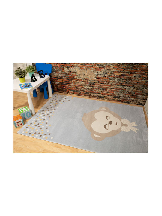 Ezzo 8612 Kids Rug Albastru deschis 160x230cm Thickness 12mm