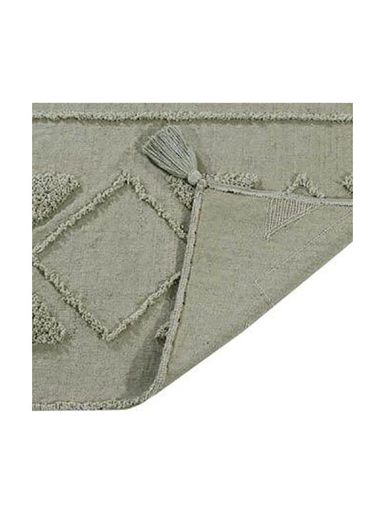 Lorena Canals Handmade Kids Rug Cotton 170x240cm Tribu Olive