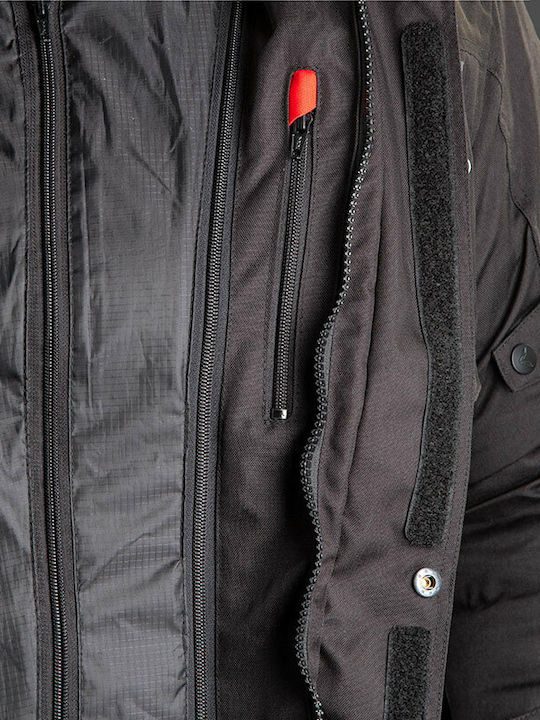 Nordcode Senegal Oversize Men's Motorcycle Jacket Cordura 4 Seasons Waterproof Black