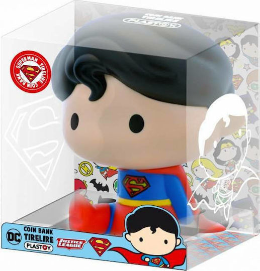 Plastoy Superman Children's Money Box Ceramic Multicolored 14.6x12.2x15.8cm