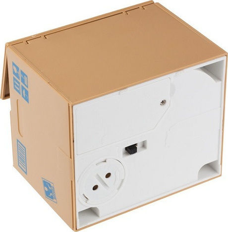 Always Thief Children's Money Box Plastic Beige 12x10x9cm