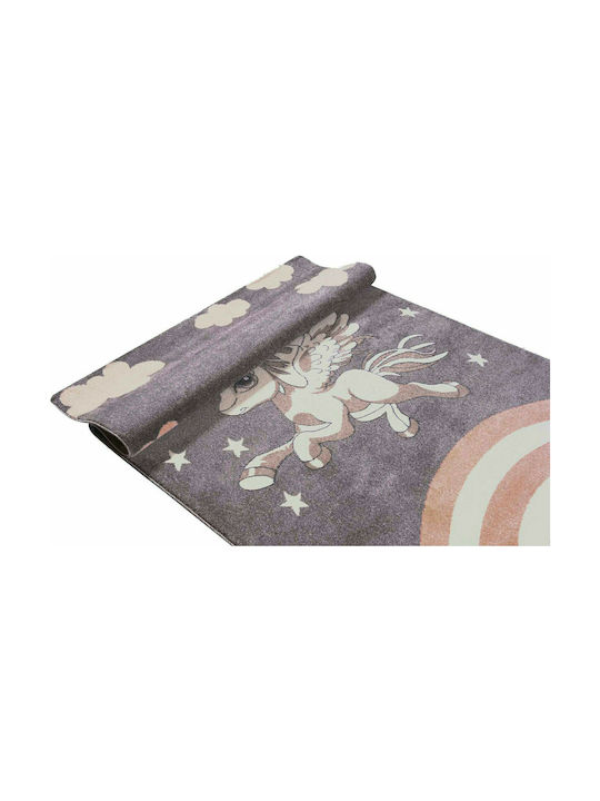 Polcarpet Star 2989 Детско килимче Еднорог Grey Pink 160x230см