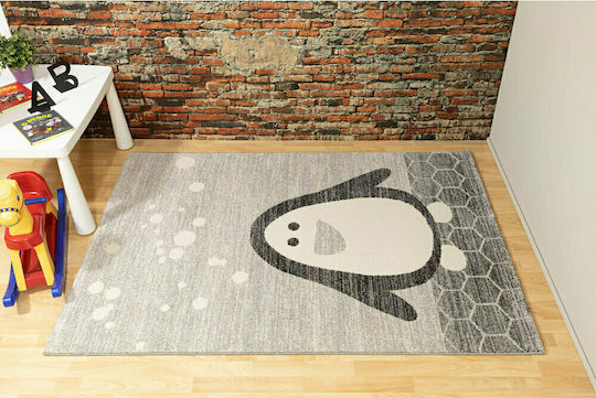 Ezzo 7402 Kinder Teppich Gray 160x230cm Dicke 11mm