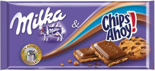 Milka Chips Ahoy! Chocolate Milk Hazelnut 100gr