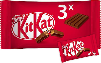 Kit Kat Γκοφρέτα Γάλακτος 41.5gr 3τμχ