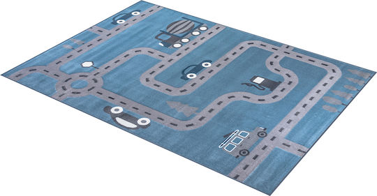 Ezzo Kids Cotton Rug A167A 133x190cm 12mm Light Blue