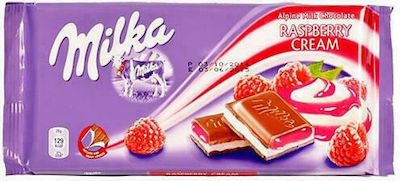 Milka Σοκολάτα Γάλακτος Raspberry Creme 100gr