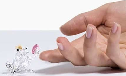 Swarovski Διακοσμητικός Βάτραχος από Κρύσταλλο Frog Prince 3.4x3.8x3.5cm