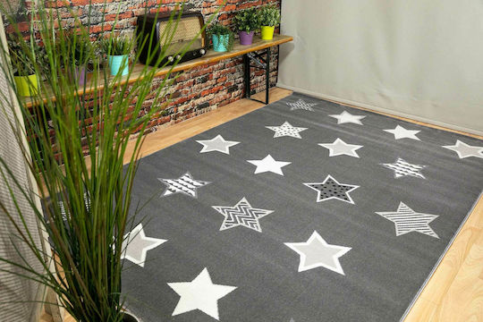 Ezzo A168 Kinder Teppich Grey 160x230cm Dicke 12mm