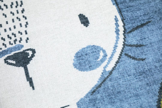 Ezzo Bunny KD46 Kids Rug Albastru 160x230cm Thickness 5mm