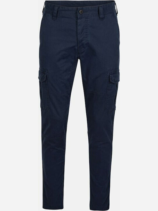 Παντελόνι Cargo Ελαστικό σε Slim Εφαρμογή Navy Μπλε