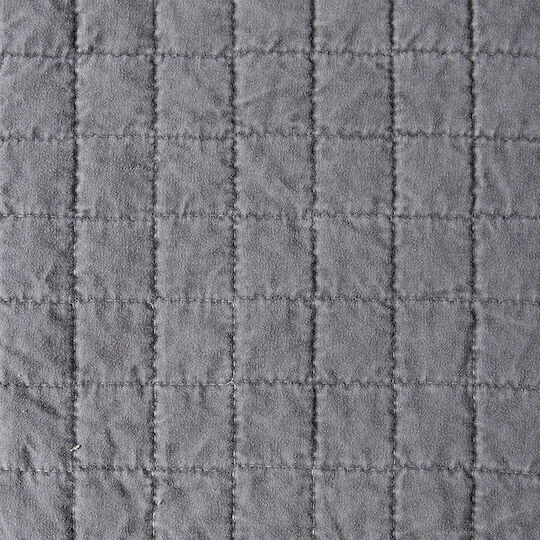 Silk Fashion Stonewashed Set Coverlet Queen Size Cotton Grey 220x240cm 3pcs