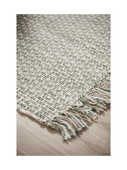 Kids Concept Jute Παιδικό Χαλί Βαμβακερό Πράσινο 70x140cm