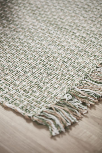 Kids Concept Kids Cotton Rug Jute 70x140cm Light Green