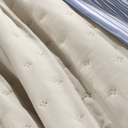 Guy Laroche Public Module Cuvertură Single Microfibra Natural 160x240cm 2buc