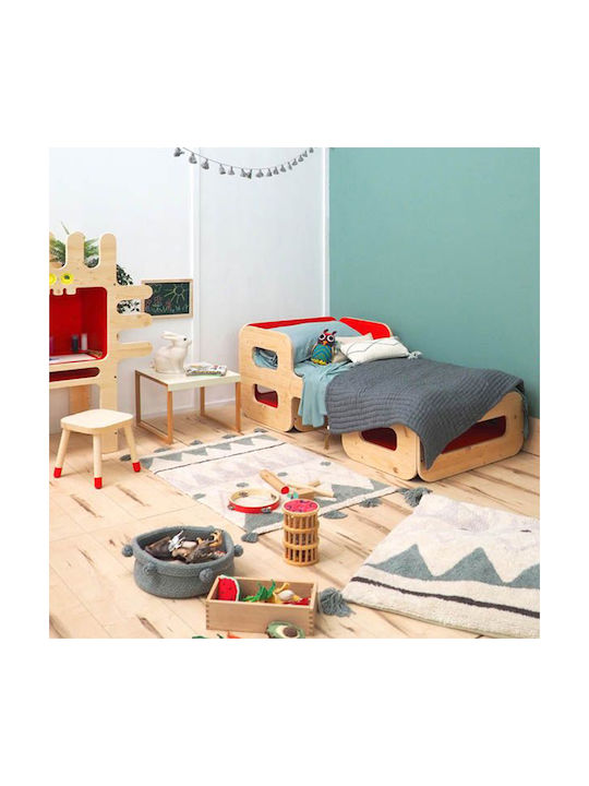 Lorena Canals Handmade Kids Cotton Rug Mini Azteca 70x100cm