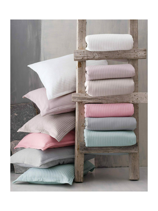 Rythmos Jazz Set Coverlet Single Microsatin 2 Beige 160x240cm 2pcs