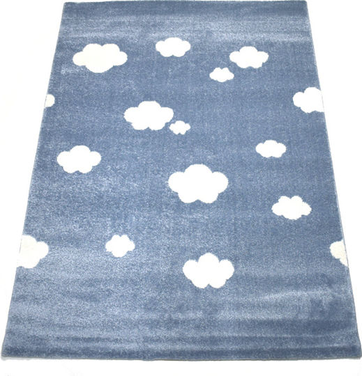 Alexander Carpets Συννεφάκια Παιδικό Χαλί Σύννεφα Blue & Cream 133x190cm Πάχους 10mm