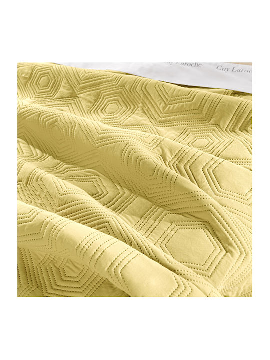Guy Laroche Lilly Coverlet Queen Size Microfiber Lime 220x240cm