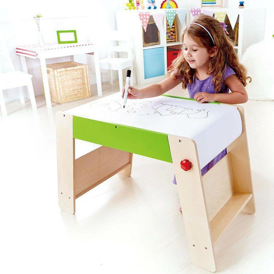 Art Play Station Kids Desk made of Wood Beige Hape