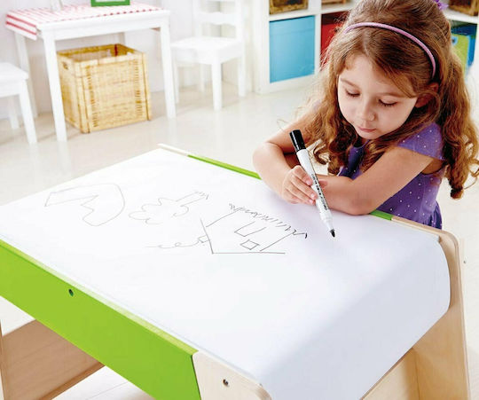 Art Play Station Kids Desk made of Wood Beige Hape