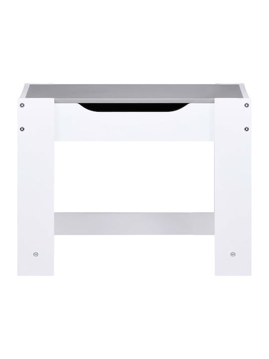 Kids Table and Chairs Set made of Wood White vidaXL