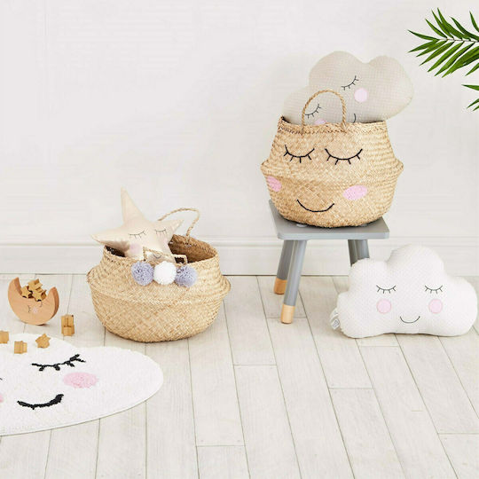 Sass & Belle Cloud Sweet Dreams Παιδικό Χαλί Σύννεφα Βαμβακερό Λευκό 53x69cm Πάχους 53.5mm